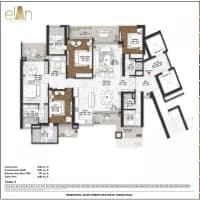 4 BHK floor plan