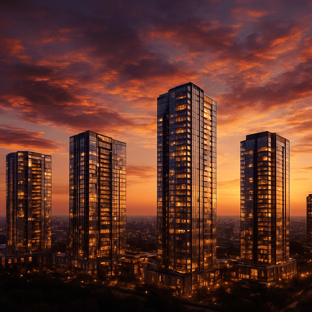 Luxury residential skyline