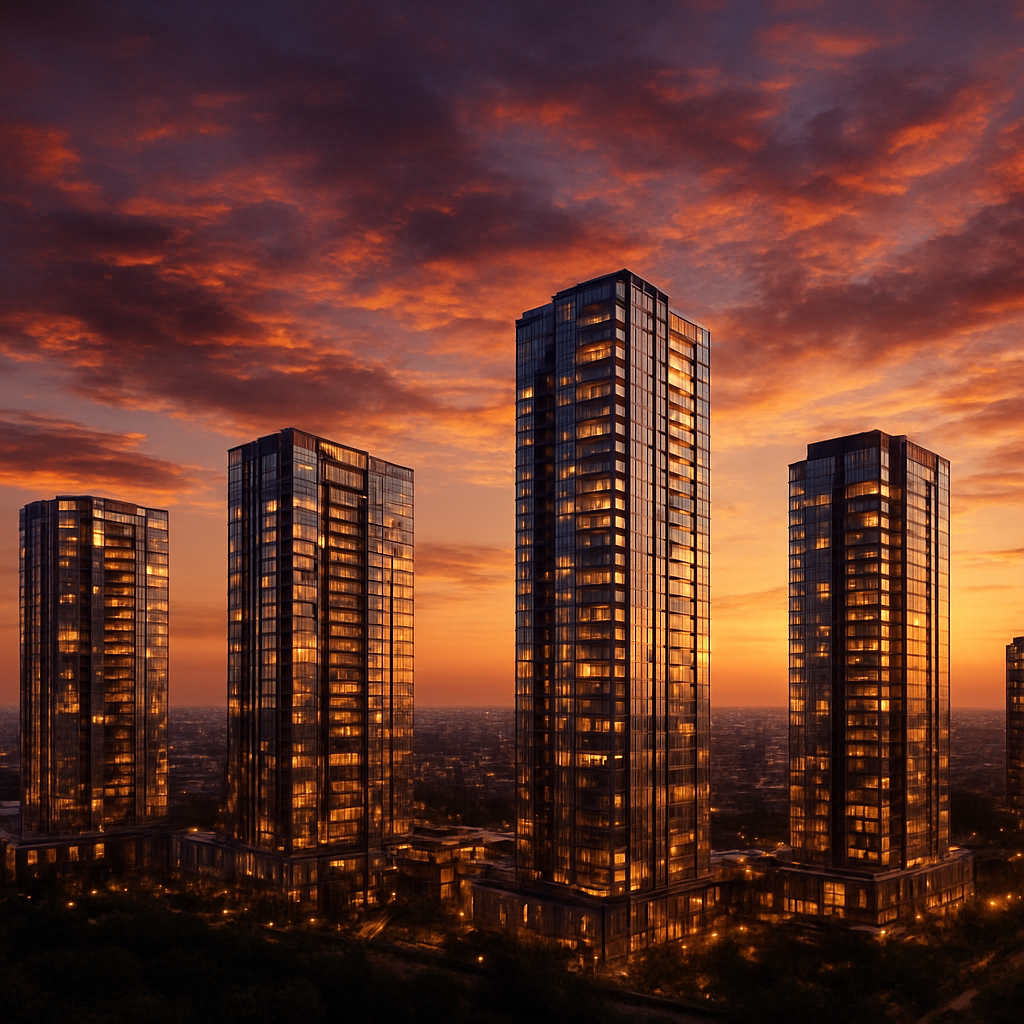 Luxury residential skyline